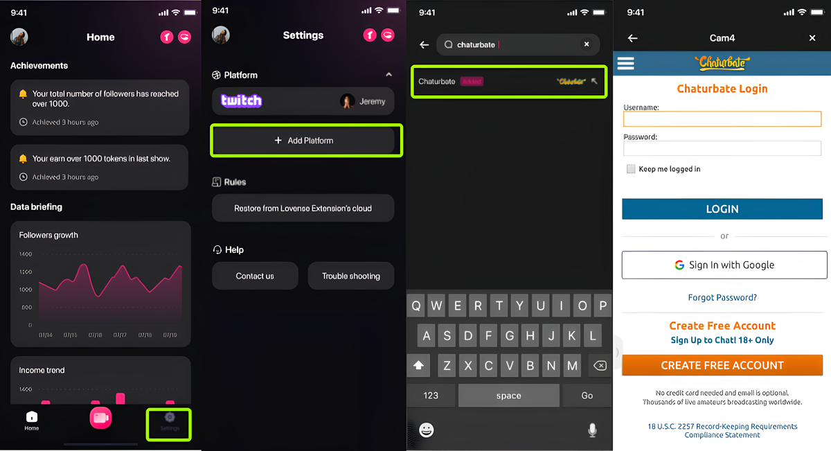 настройка lovense stream master
